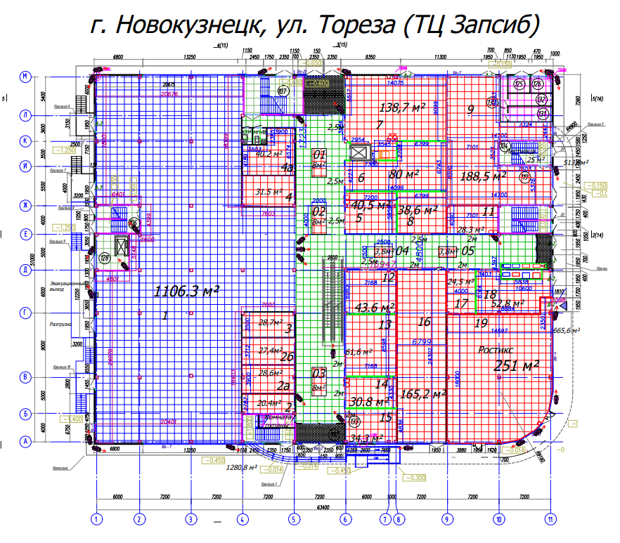 Тореза, 24 к1 ТЦ Запсиб